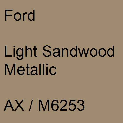 Ford, Light Sandwood Metallic, AX / M6253.